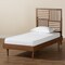 Baxton Studio Romy Modern and Contemporary Walnut Brown Finished Wood Twin Size Platform Bed 184-11142-11158-Zoro - alternate 4